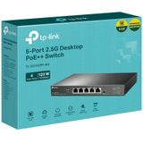 TP-Link TL-SG105PP-M2 Netwerk-Switch - Zwart - Unmanaged Gigabit Ethernet