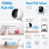 TP-Link - Tapo C200P2 - Beveiligingscamera - Wit - Wifi