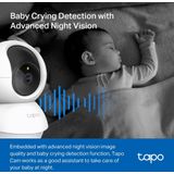 TP-Link - Tapo C200P2 - Beveiligingscamera - Wit - Wifi