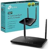 TP-Link - 4G+-Router - Zwart - Kunststof - Ondersteunt 300 Mbps