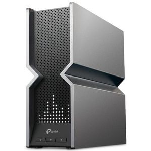 TP-Link - BE19000 - Tri-Band Wi-Fi 7 Router - Zwart - AC Stroombron