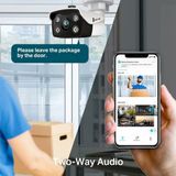 TP-Link - VIGI C350 - IP-Beveiligingscamera - Zwart/Wit - Kogelvorm