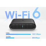 TP-Link TL-WR1502X - Router - Zwart - Gigabit Ethernet - USB Poort