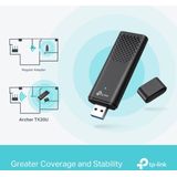 Tp-link - Archer Tx20u - Wifi Usb-adapter - Zwart - WLAN-snelheden tot 867 Mbit/s