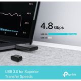 Tp-link - Archer Tx20u - Wifi Usb-adapter - Zwart - WLAN-snelheden tot 867 Mbit/s