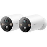 TP-Link Tapo C425 - Draadloze Smart Beveiligingscamera - Magnetische Bevestiging - 2K QHD - 2 pack