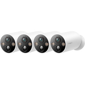 TP-Link Tapo C425 - Draadloze Smart Beveiligingscamera - Magnetische Bevestiging - 2K QHD - 4 pack