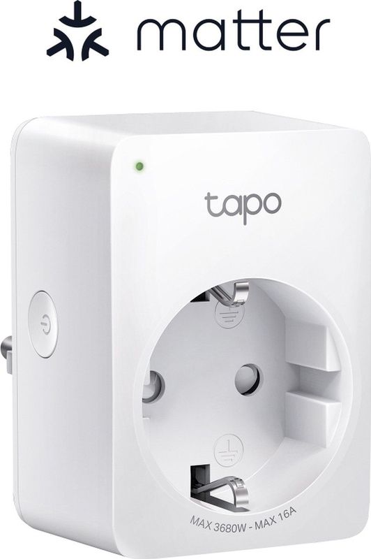 TP-Link - Tapo P110M - Wifi-Stopcontact - Verbruiksbewaking - Type F