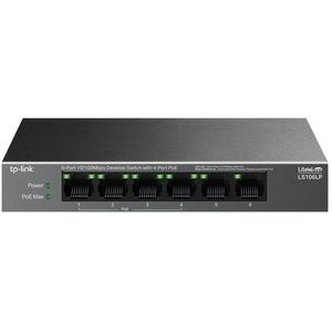 Tp-link - Ls106lp - Switch - Zwart - 6 Poorten - Fast Ethernet