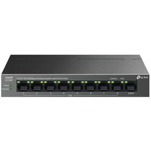 TP-Link - LS109P - PoE Schakelaar - Zwart - 9 Havens