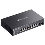TP-Link - Omada SG2210XMP-M2 - Managed L2/L2+ Switch - Zwart - 8 Poorten - 2.5G Ethernet
