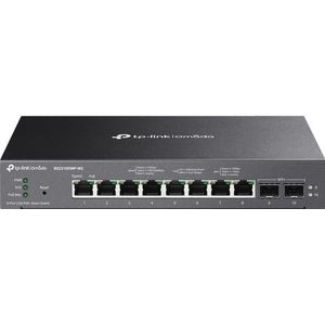 TP-Link - Omada SG2210XMP-M2 - Managed L2/L2+ Switch - Zwart - 8 Poorten - 2.5G Ethernet