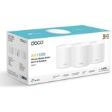TP-Link Deco X1500 - Mesh WiFi - Wifi 6 - 3 Pack