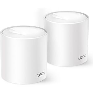 TP-Link WL-AP Toegangspunt Deco X1500 Mesh System 2-Pack (1201 Mbit/s), Toegangspunt