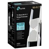 TP-Link - RE655BE - Tri-Band Wi-Fi Versterker - Wit - Tot 5764 Mbit/s