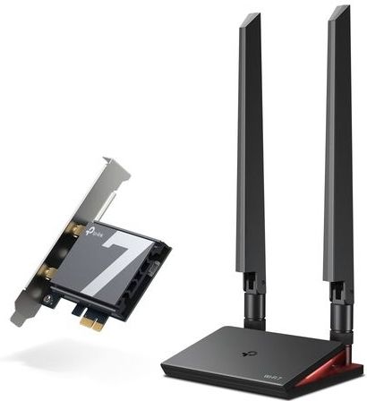 TP-Link - Archer TBE550E - Draadloze Adapter - Zwart - Wi-Fi 6E