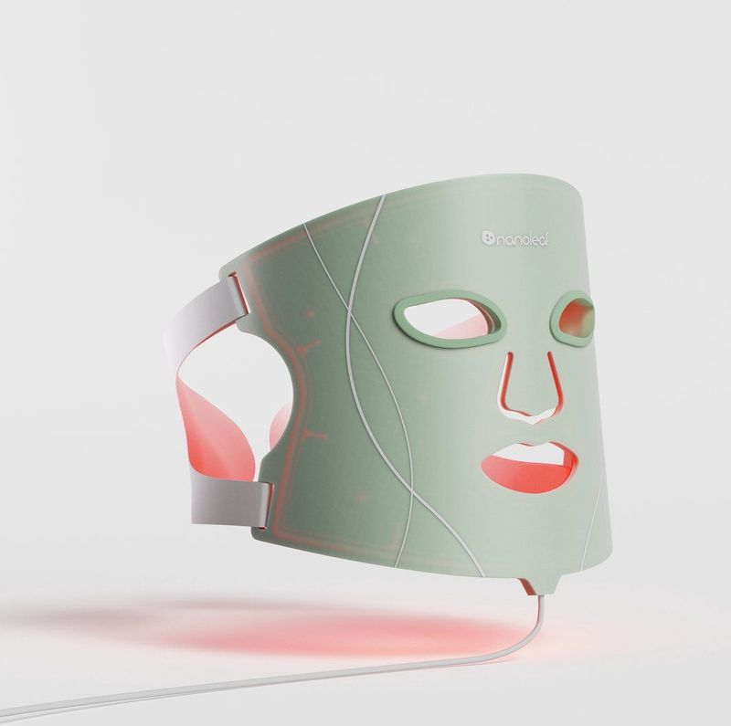 Nanoleaf - LED Lichttherapie Gezichtsmasker - 108 LED's - Draagbaar - 7 Behandelingsmodi