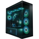 ARCTIC Xtender VG - Midi Tower Behuizing - Zwart - Panoramisch Ontwerp - Hoge Luchtstroom