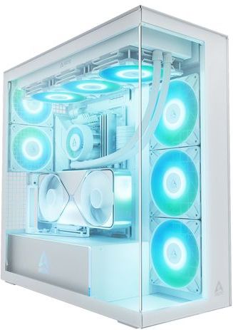 ARCTIC Xtender VG - Midi Tower Behuizing - Wit - Panoramisch Ontwerp - Hoge Luchtstroom