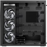 ARCTIC Xtender - Midi Tower Behuizing - Mirror Black - E-ATX - Met 5 ARGB Ventilatoren