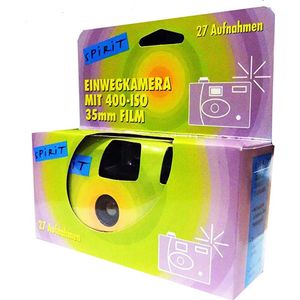 Single Use Camera Flash ISO400, 27 opnames, geel