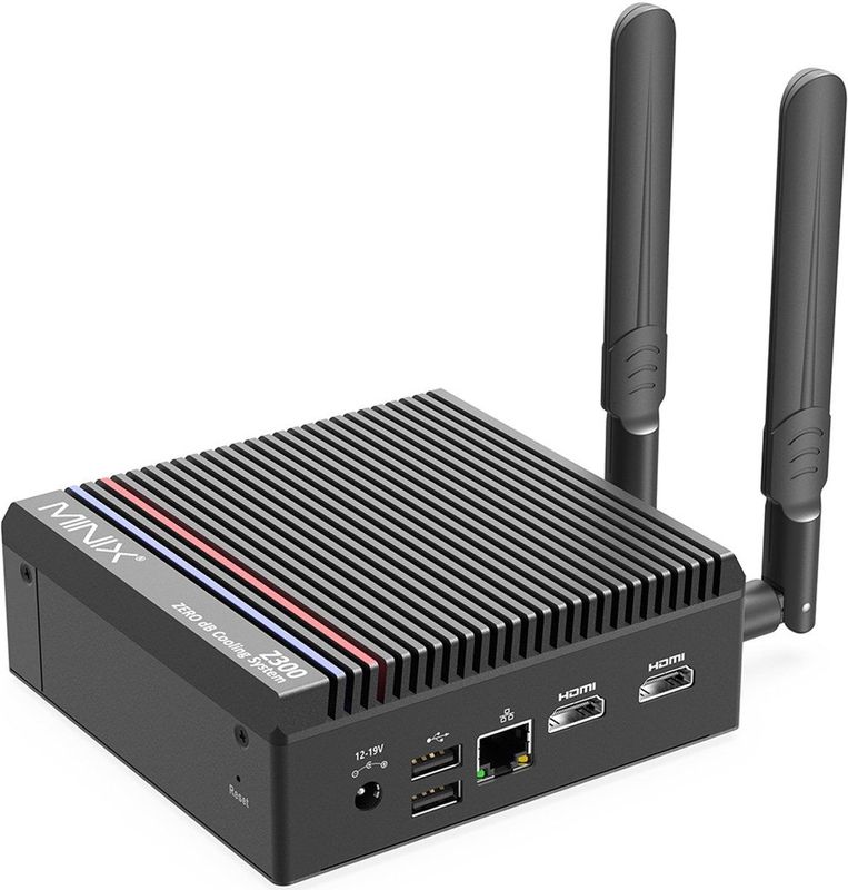 Minix - NEO Z300-0dB - PC - Zwart - Intel Core i3-N300 - 16 GB - 512 GB