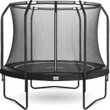 Salta 551-17 PBE, Trampolin über der Erde, Rund, 100 kg, Sicherheitsnetz, Schwarz