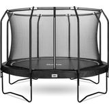 Salta Premium Black Edition - rund Ø366cm -Trampoline mit Sicherheitsnetz