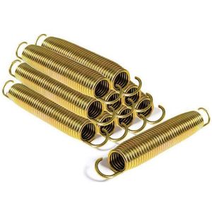 Salta 614 conische gold colored trampolineveer 14 cm 10 stuks