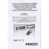 Pro User - DFC900N - Acculader - 12V - 2A of 6A - Voor Lood, Gel, AGM Accu’s