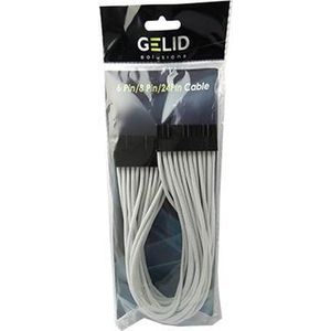 Gelid Solutions CA-24P-02 Intern 0.3m ATX (24-pin) ATX (24-pin) Zwart, Wit electriciteitssnoer