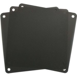 Gelid Solutions Mesh 120 stoffilter; uitstekende luchtdoorlaat; wasbaar en herbruikbaar; geschikt voor alle 120 mm ventilatoren; levering: 3 mazen 120 mm