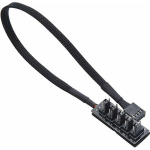 Gelid Solutions - 1 tot 4 PWM Ventilatorhub - Compatibel met 3 en 4-pins Ventilatoren