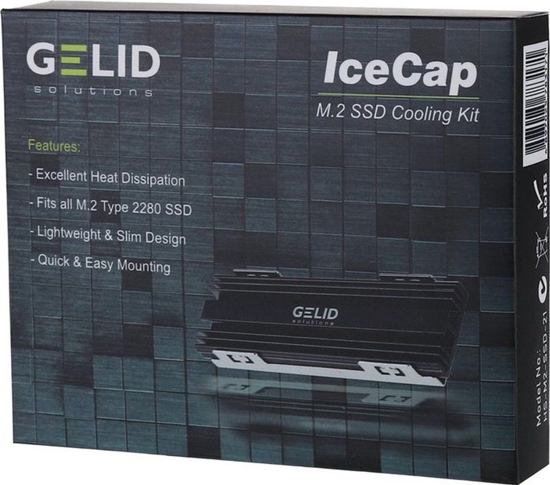 Gelid Solutions IceCap M.2 SSD Koeler - HS-M2-SSD-21