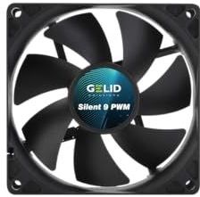 Gelid - Silent 9 PWM - Ventilator - Zwart - 92mm - 4-pins aansluiting