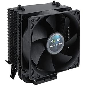 Gelid Solutions Black Frore - 2 Heatpipes Power - PWM-ventilator 92 mm - hoogwaardige zwarte elektroforetische coating - zwart