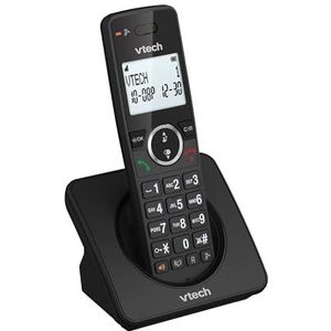VTech ES2000 Draadloze DECT-telefoon met oproepblokkering, volumeversterker, nummerherkenning/wachtgesprek, 18 uur batterijduur, display en toetsenbord met achtergrondverlichting, eco-modus