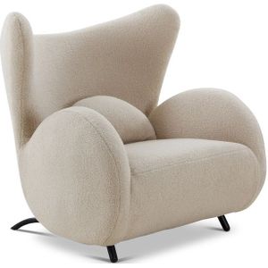 Big buffalo armchair - natural sheep