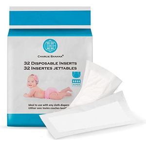 Charlie Banana Wegwerp, 32-delig, inlegzolen.