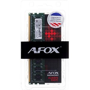 AFOX - DDR3 8G 1600 - Geheugenmodule - Groen - 8 GB - 1600 MHz