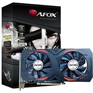 AFOX Grafikkarte AFOX Geforce GTX1660Ti 6GB GDDR6 DP DVI HDMI ATX Dual Fan AF1660TI-6144D6H4 (6 GB), Videokaart