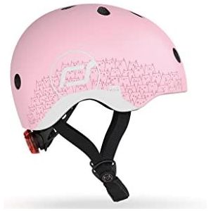 SCOOT AND RIDE XS Helm - Reflecterend Roze