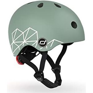 Scoot & Ride Scoot and Ride - Helm XS Lifestyle Groene Lijnen