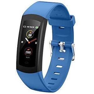 novasmart - RunR One activiteitentracker, slimme armband met kleurendisplay, hartslag en bloeddruk, slaapmonitor, calorieënteller, stappenteller - blauw