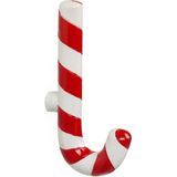 Bitten Candy Cane wandhaak-Rood