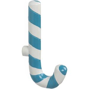 Bitten Candy Cane wandhaak-Turquoise