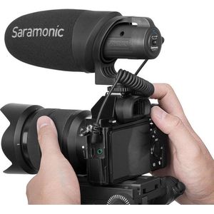 Saramonic CamMic+ camera microfoon met coldshoe voor op camera met 3.5mm mini jack