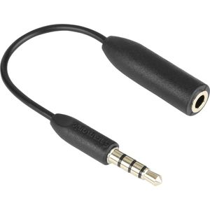Saramonic SR-UC201, short adapter cable, 3.5mm TRS female to 3.5mm TRRS