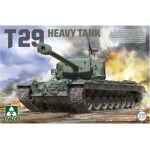 1:35 Takom 2143 U.S. Heavy Tank T29 Plastic Modelbouwpakket
