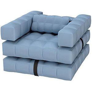 Pigro Felice - Modul'Air 3-in-1 - opblaasbare zwembadstoel - luchtmatras - zonneligstoel - duurzame materialen - lange levensduur - premium - azuurblauw